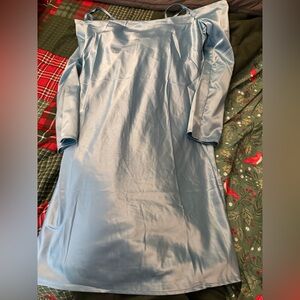Bundle 3 for $15. Sincerely Jules Blue Mini Slip Dress with sleeves. Size 2.